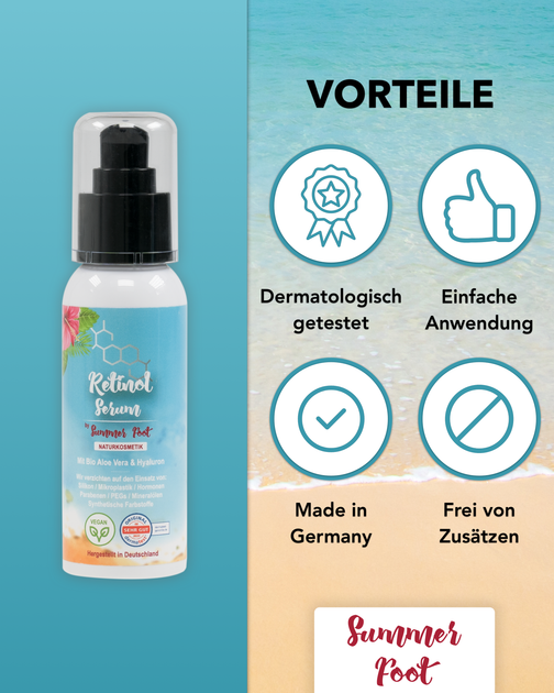 retinol aloe vera Retinol serum with hyaluronic acid and aloe vera – Summer Foot