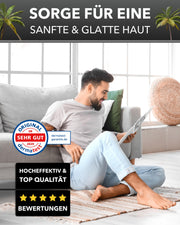 Confezione doppia di mascherine per piedi da uomo (2 paia)