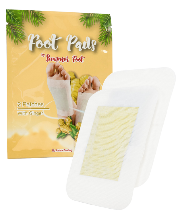 Foot pads with ginger oil (2 pieces)