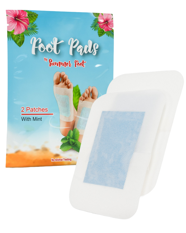 Foot pads with mint oil (2 pieces)