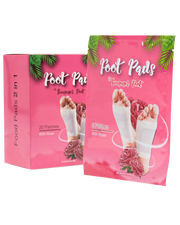 Foot pads with rose oil (20 pieces)